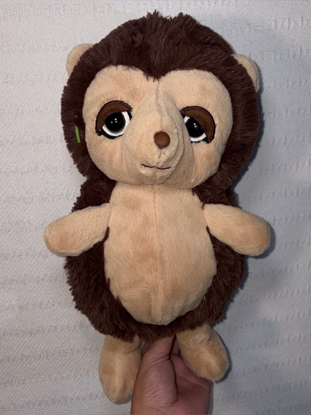 Jellycat Snoozling Hedgehog Medium Stuffed Animal Plush Brown Retired